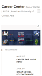 Mobile Screenshot of career.auca.kg
