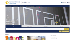 Desktop Screenshot of library.auca.kg